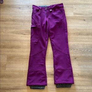 Purple women’s snowboard/ski pants